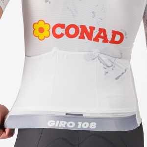 Maglia bianca da uomo Giro d'Italia 2025 Race 8S