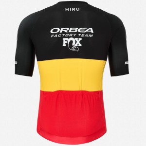 Abbigliamento uomo Maglia Core Hiru Orbea Factory Team 2025-Campione belga