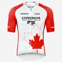 Abbigliamento uomo Maglia Core Hiru Orbea Factory Team 2025-Campione canadese Abbigliamento uomo Maglia Core Hiru Orbea Factory Team 2025-Campione canadese