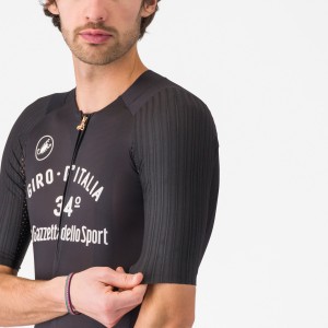 Abbigliamento uomo Maglia Vintage Nera Giro d'Italia 2025