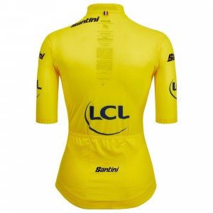 Abbigliamento donna: Maglia gialla da donna-Linea Fan Tour de France 2025
