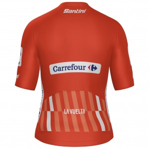 Abbigliamento uomo Maglia Santini Vuelta España 2025 rossa