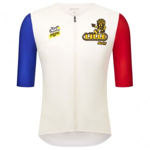 Maglia Santini Tour de France Grand Départ Lille da uomo