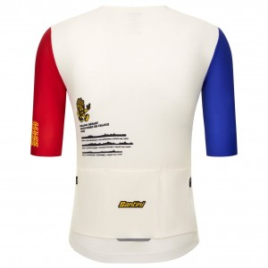 Maglia Santini Tour de France Grand Départ Lille da uomo
