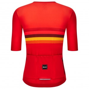 Abbigliamento Uomo Maglia Santini Campione del Mondo UCI 2025-Spagna