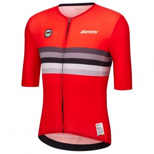Abbigliamento Uomo Maglia Santini Campione del Mondo UCI 2025 Svizzera