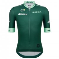 Maglia ufficiale Santini Green Tour de France 2025 da uomo Maglia ufficiale Santini Green Tour de France 2025 da uomo
