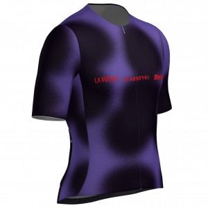 Abbigliamento Uomo Maglia Santini Vuelta Espana 2025-Angliru