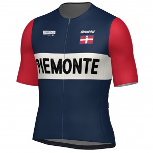 Abbigliamento Uomo Maglia Santini Vuelta Espana 2025-Grand Salida Piemonte