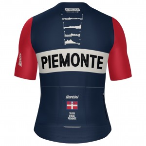 Abbigliamento Uomo Maglia Santini Vuelta Espana 2025-Grand Salida Piemonte