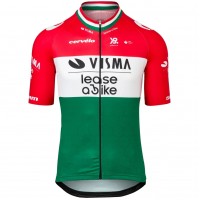 Abbigliamento Uomo Maglia Team Visma Lease a Bike 2025-Campione Ungherese Abbigliamento Uomo Maglia Team Visma Lease a Bike 2025-Campione Ungherese