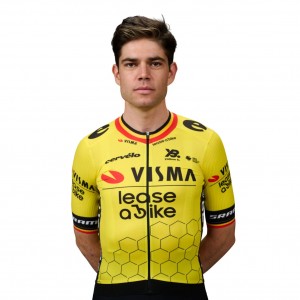 Abbigliamento Uomo Maglia Team Visma Lease a Bike 2025-Wout Van Aert