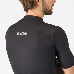 Abbigliamento uomo Maglia Vintage Giro d'Italia 2025-Nera