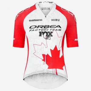 Abbigliamento Donna: Maglia Donna Hiru Orbea Factory Team 2025 Core-Campionessa Canadese