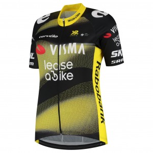 Abbigliamento Team femminile Maglia Visma Lease a Bike 2025 The Swarm da donna-TDF