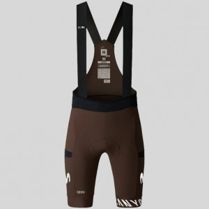 Salopette corta Gobik Movistar Team Gravel Squad 2025 Grit 2.0 da uomo