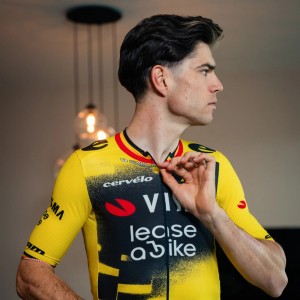 Abbigliamento Uomo Maglia Team Visma Lease a Bike 2025 The Wingbeat-Wout Van Aert