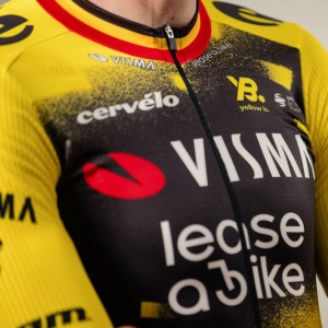 Abbigliamento Uomo Maglia Team Visma Lease a Bike 2025 The Wingbeat-Wout Van Aert