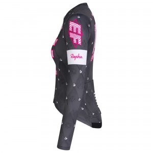 Maglia a maniche lunghe Rapha EF Education EasyPost da donna 2025