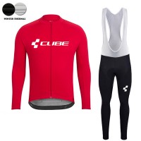 2018 Cube rosso winter thermal fleece Abbigliamento Ciclismo Maglia Ciclismo Manica Lunga e Salopette Lunga 33512QY 2018 Cube rosso winter thermal fleece Abbigliamento Ciclismo Maglia Ciclismo Manica Lunga e Salopette Lunga 33512QY