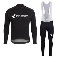 2018 Cube nero Abbigliamento Ciclismo Maglia Ciclismo Manica Lunga e Salopette Lunga 95038FJ 2018 Cube nero Abbigliamento Ciclismo Maglia Ciclismo Manica Lunga e Salopette Lunga 95038FJ