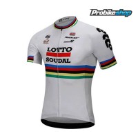 2018 Lotto Soudal bianco Maglia Ciclismo Manica Corta 78708MU 2018 Lotto Soudal bianco Maglia Ciclismo Manica Corta 78708MU