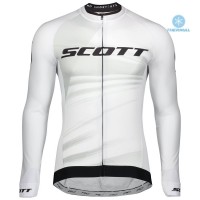 Completo Ciclismo 2020 Scott RC Pro bianca Squadre thermique Maglia Ciclismo Manica Lunga Completo Ciclismo 2020 Scott RC Pro bianca Squadre thermique Maglia Ciclismo Manica Lunga