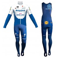 Completo Ciclismo 2020 Quick-Step Squadre thermique Maglia Ciclismo Manica Lunga e Salopette Lunga Completo Ciclismo 2020 Quick-Step Squadre thermique Maglia Ciclismo Manica Lunga e Salopette Lunga