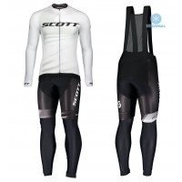 Completo Ciclismo 2020 Scott RC Pro bianca Squadre thermique Maglia Ciclismo Manica Lunga e Salopette Lunga Completo Ciclismo 2020 Scott RC Pro bianca Squadre thermique Maglia Ciclismo Manica Lunga e Salopette Lunga