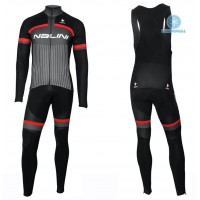 Completo Ciclismo 2020 Nalini Thebe nero-rosso Squadre thermique Maglia Ciclismo Manica Lunga e Salopette Lunga Completo Ciclismo 2020 Nalini Thebe nero-rosso Squadre thermique Maglia Ciclismo Manica Lunga e Salopette Lunga