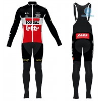 Completo Ciclismo 2020 Lotto Soudal rosso Squadre thermique Maglia Ciclismo Manica Lunga e Salopette Lunga Completo Ciclismo 2020 Lotto Soudal rosso Squadre thermique Maglia Ciclismo Manica Lunga e Salopette Lunga