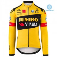 Completo Ciclismo 2020 JUMBO-VISMA giallo Squadre thermique Maglia Ciclismo Manica Lunga Completo Ciclismo 2020 JUMBO-VISMA giallo Squadre thermique Maglia Ciclismo Manica Lunga