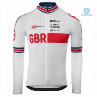 Completo Ciclismo 2020 Kalas GBR Country bianca Squadre thermique Maglia Ciclismo Manica Lunga Completo Ciclismo 2020 Kalas GBR Country bianca Squadre thermique Maglia Ciclismo Manica Lunga