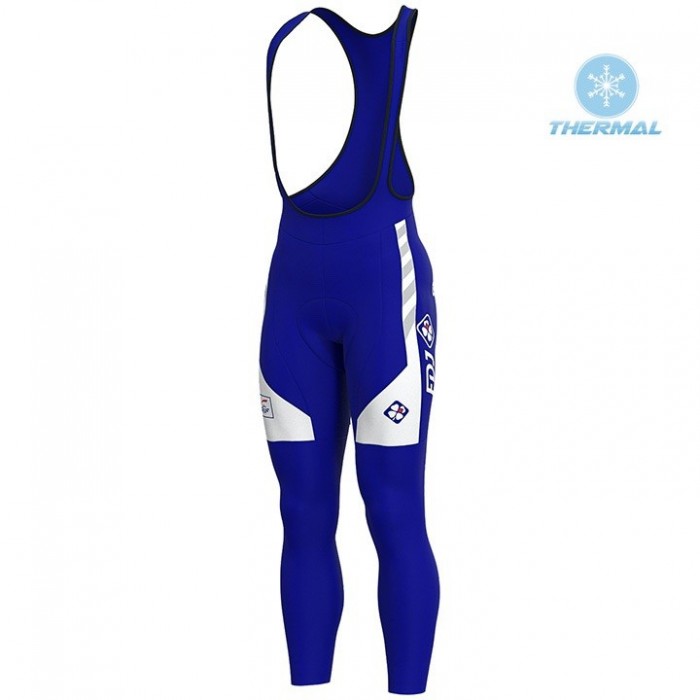 Completo Ciclismo 2020 FDJ Squadre Salopette Lunga Ciclismo thermique