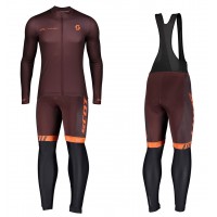 Completo Ciclismo 2020 Scott RC 1.0 Claret Squadre Maglia Ciclismo Manica Lunga e Salopette Completo Ciclismo 2020 Scott RC 1.0 Claret Squadre Maglia Ciclismo Manica Lunga e Salopette