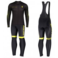 Completo Ciclismo 2020 Scott RC 1.0 nero-giallo Squadre Maglia Ciclismo Manica Lunga e Salopette Completo Ciclismo 2020 Scott RC 1.0 nero-giallo Squadre Maglia Ciclismo Manica Lunga e Salopette