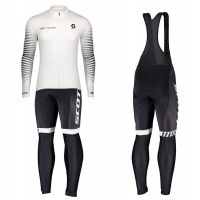 Completo Ciclismo 2020 Scott RC 1.0 bianca Squadre Maglia Ciclismo Manica Lunga e Salopette Completo Ciclismo 2020 Scott RC 1.0 bianca Squadre Maglia Ciclismo Manica Lunga e Salopette