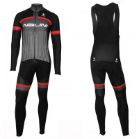 Completo Ciclismo 2020 Nalini Thebe nero-rosso Squadre Maglia Ciclismo Manica Lunga e Salopette Completo Ciclismo 2020 Nalini Thebe nero-rosso Squadre Maglia Ciclismo Manica Lunga e Salopette