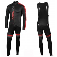 Completo Ciclismo 2020 Nalini LW nero-rosso Squadre Maglia Ciclismo Manica Lunga e Salopette Completo Ciclismo 2020 Nalini LW nero-rosso Squadre Maglia Ciclismo Manica Lunga e Salopette