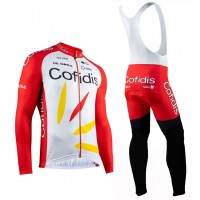 Completo Ciclismo 2020 Cofidis Pro Squadre Maglia Ciclismo Manica Lunga e Salopette Completo Ciclismo 2020 Cofidis Pro Squadre Maglia Ciclismo Manica Lunga e Salopette