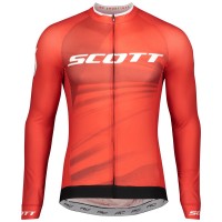 Completo Ciclismo 2020 Scott RC Pro rosso Squadre Maglia Ciclismo Manica Lunga Completo Ciclismo 2020 Scott RC Pro rosso Squadre Maglia Ciclismo Manica Lunga