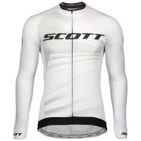 Completo Ciclismo 2020 Scott RC Pro bianca Squadre Maglia Ciclismo Manica Lunga Completo Ciclismo 2020 Scott RC Pro bianca Squadre Maglia Ciclismo Manica Lunga