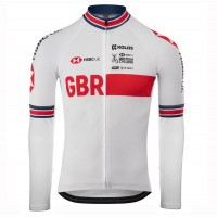 Completo Ciclismo 2020 Kalas GBR Country bianca Squadre Maglia Ciclismo Manica Lunga Completo Ciclismo 2020 Kalas GBR Country bianca Squadre Maglia Ciclismo Manica Lunga