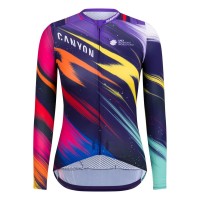 Completo Ciclismo 2020 Canyon Pro CS Donna Squadre Maglia Ciclismo Manica Lunga Completo Ciclismo 2020 Canyon Pro CS Donna Squadre Maglia Ciclismo Manica Lunga