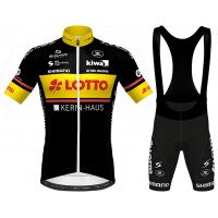 Completo Ciclismo 2020 LOTTO KERN-HAUS nero-giallo MSquadre abbigliamento Bici Completo Maglia Ciclismo Corta e Salopette Completo Ciclismo 2020 LOTTO KERN-HAUS nero-giallo MSquadre abbigliamento Bici Completo Maglia Ciclismo Corta e Salopette
