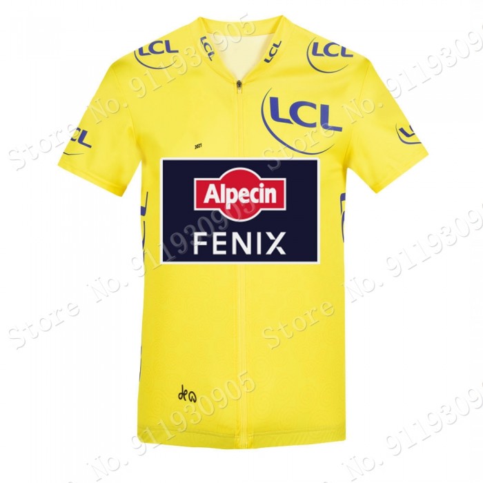 Alpecin Fenix Tour De France Pro Team 2021 Maglia Ciclismo Manica Corta PxXz1i