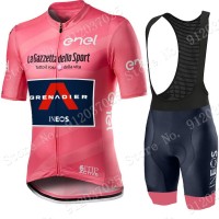 Pink giro d'italia 2021 Ineos Grenaider abbigliamento Bici Completo Maglia Ciclismo Corta e Salopette BEA1mI Pink giro d'italia 2021 Ineos Grenaider abbigliamento Bici Completo Maglia Ciclismo Corta e Salopette BEA1mI