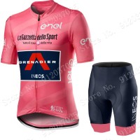 Pink giro d'italia 2021 Ineos Grenaider abbigliamento Bici Completo Maglia Ciclismo Corta e Salopette H16z40 Pink giro d'italia 2021 Ineos Grenaider abbigliamento Bici Completo Maglia Ciclismo Corta e Salopette H16z40