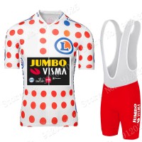 Polka Dot Jumbo Visma Tour De France 2021 Team abbigliamento Bici Completo Maglia Ciclismo Corta + pantaloncini Flo0dt Polka Dot Jumbo Visma Tour De France 2021 Team abbigliamento Bici Completo Maglia Ciclismo Corta + pantaloncini Flo0dt