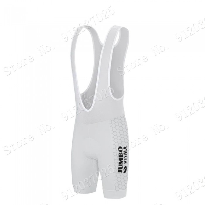 White Jumbo Visma Tour De France 2021 pantaloncini Fy8ajT